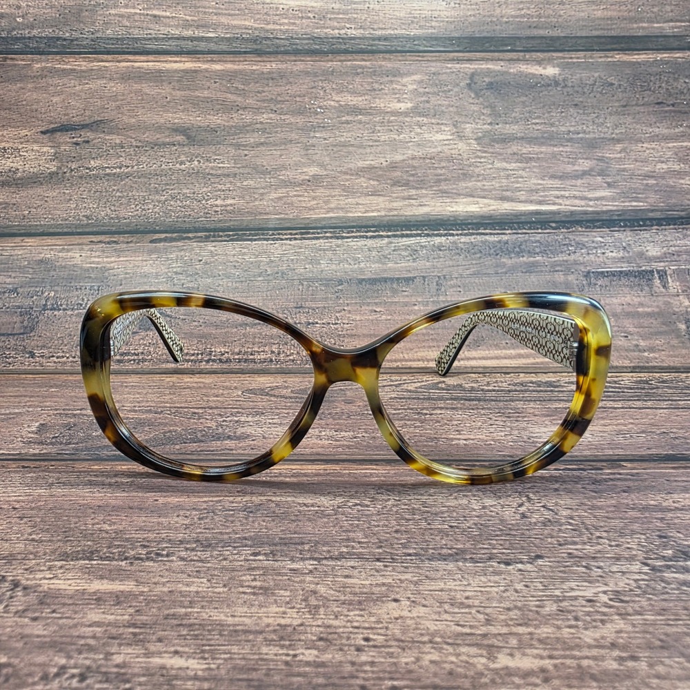 Coach HC 8040B Keri Spotty Tortoise Butterfly Eyeglass Frames Women 57-16-135